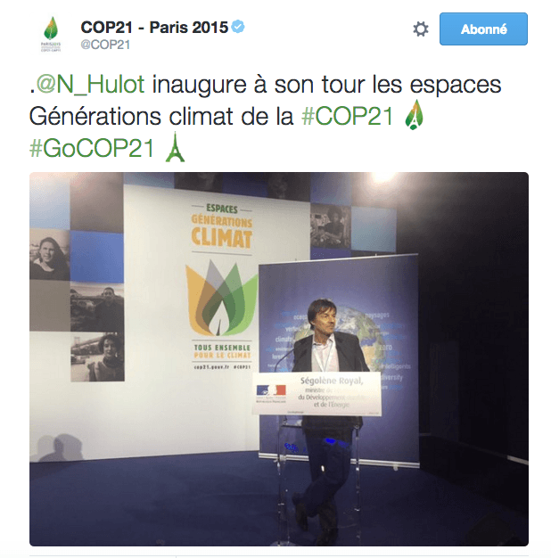 Nicolas Hulot - generation climat