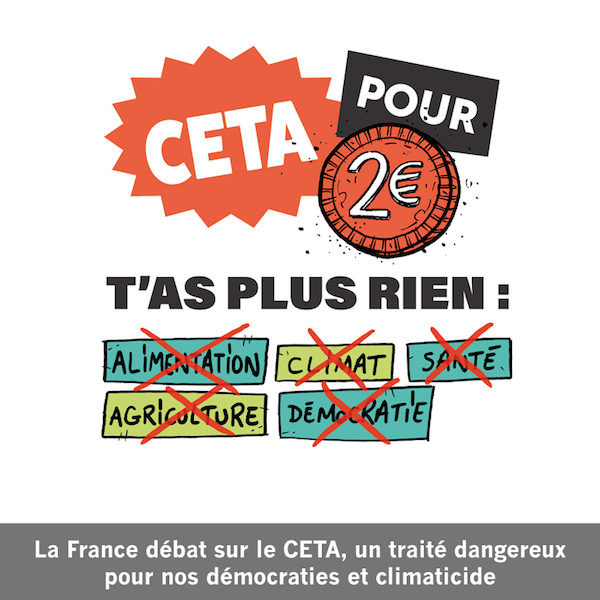 Mobilisation contre CETA