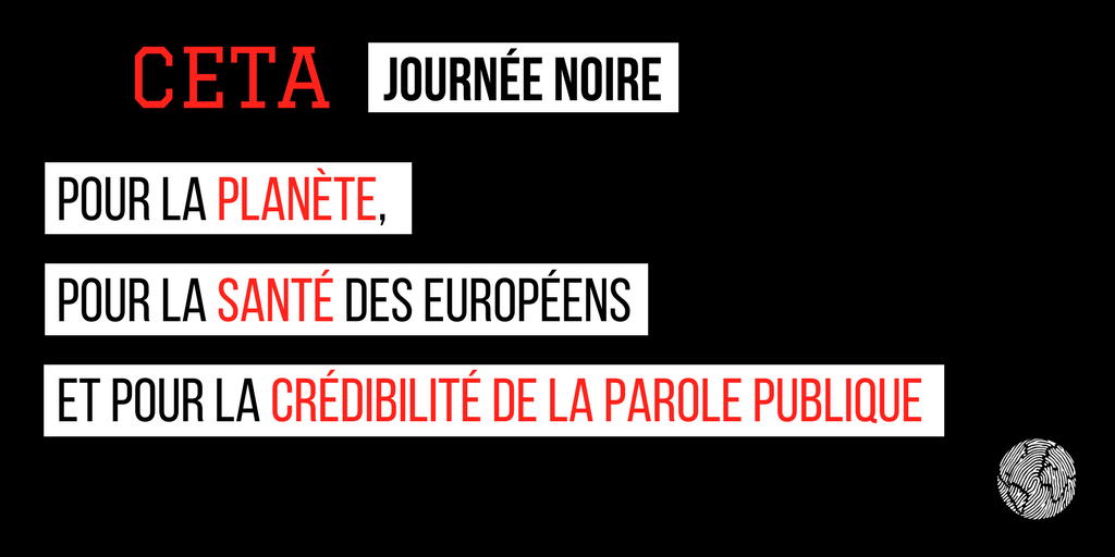 CETA journée noire