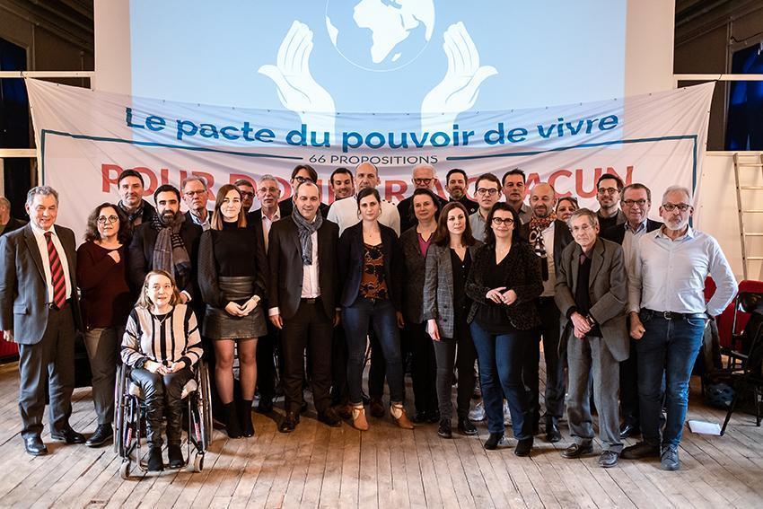 55 organisations du Pacte du pouvoir de vivre