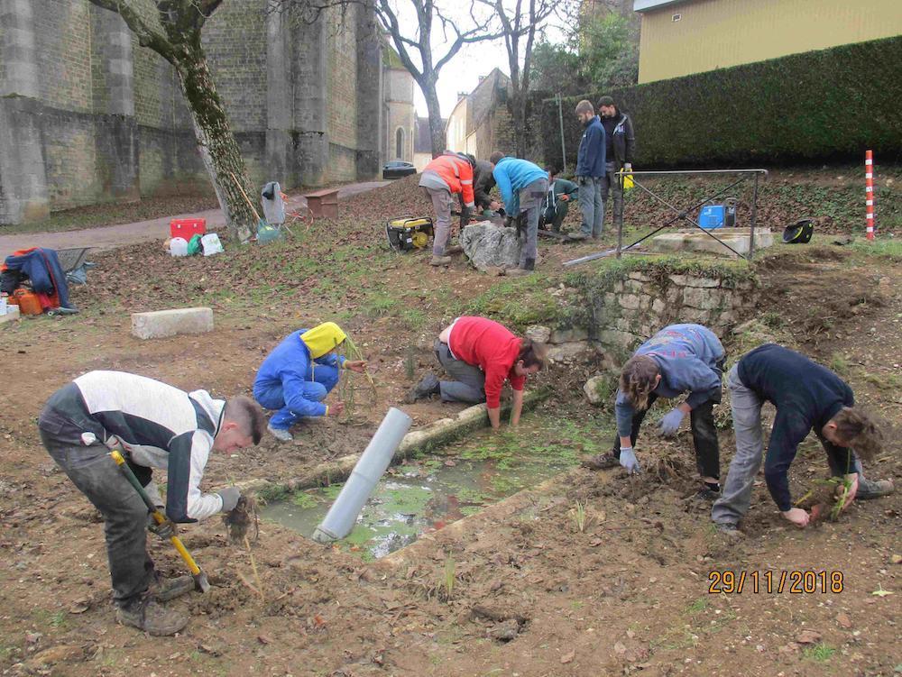 © CPIE Besse du Jura - Plantation des végétaux.