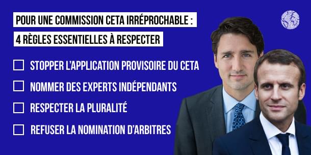 Commission CETA: les 4 règles irréprochables