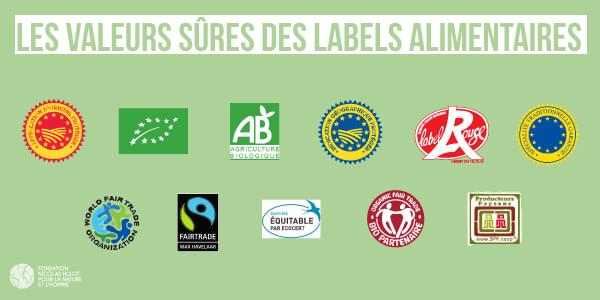 Choisir les labels pour faire ses courses